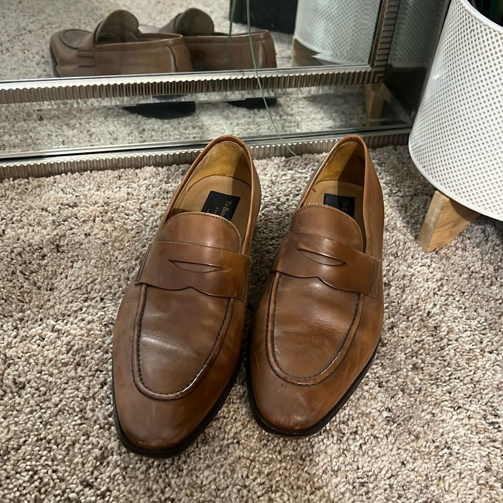 Men’s Tesoro Cognac Calf Slip On- Size 8